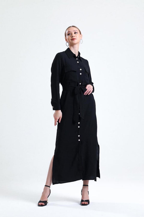 Black Long Tunic Dress