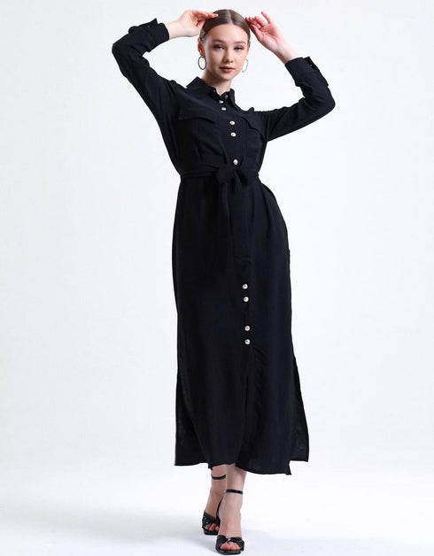 Black Long Tunic Dress