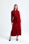 Claret Red Long Tunic Dress