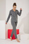 Cotton Button Pajamas Set