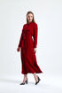 Claret Red Long Tunic Dress