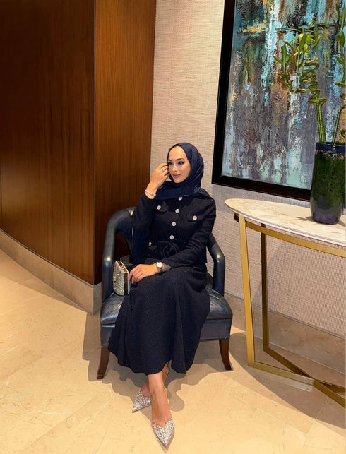 طقم خريفي قطعتين جكيت وتنورة