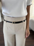 بنطلون واسع بحزام