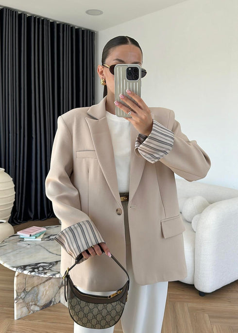 بليزر خريفي مبطّن – One Size