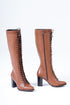 Camel Heeled Boots