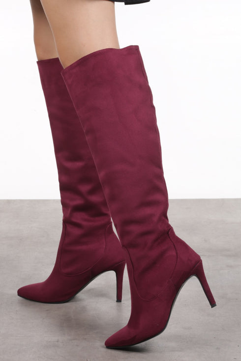 Bordo High Heels Boots