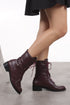 Bordo Lace-Up Boots