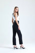 Black Classic Fabric Trousers