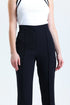Black Classic Fabric Trousers