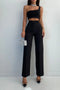 Black Wide Leg Trousers