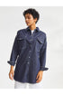 Denim Shirt - NAVY BLUE