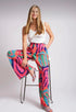 Multi Colored Women's Wide Leg Pants